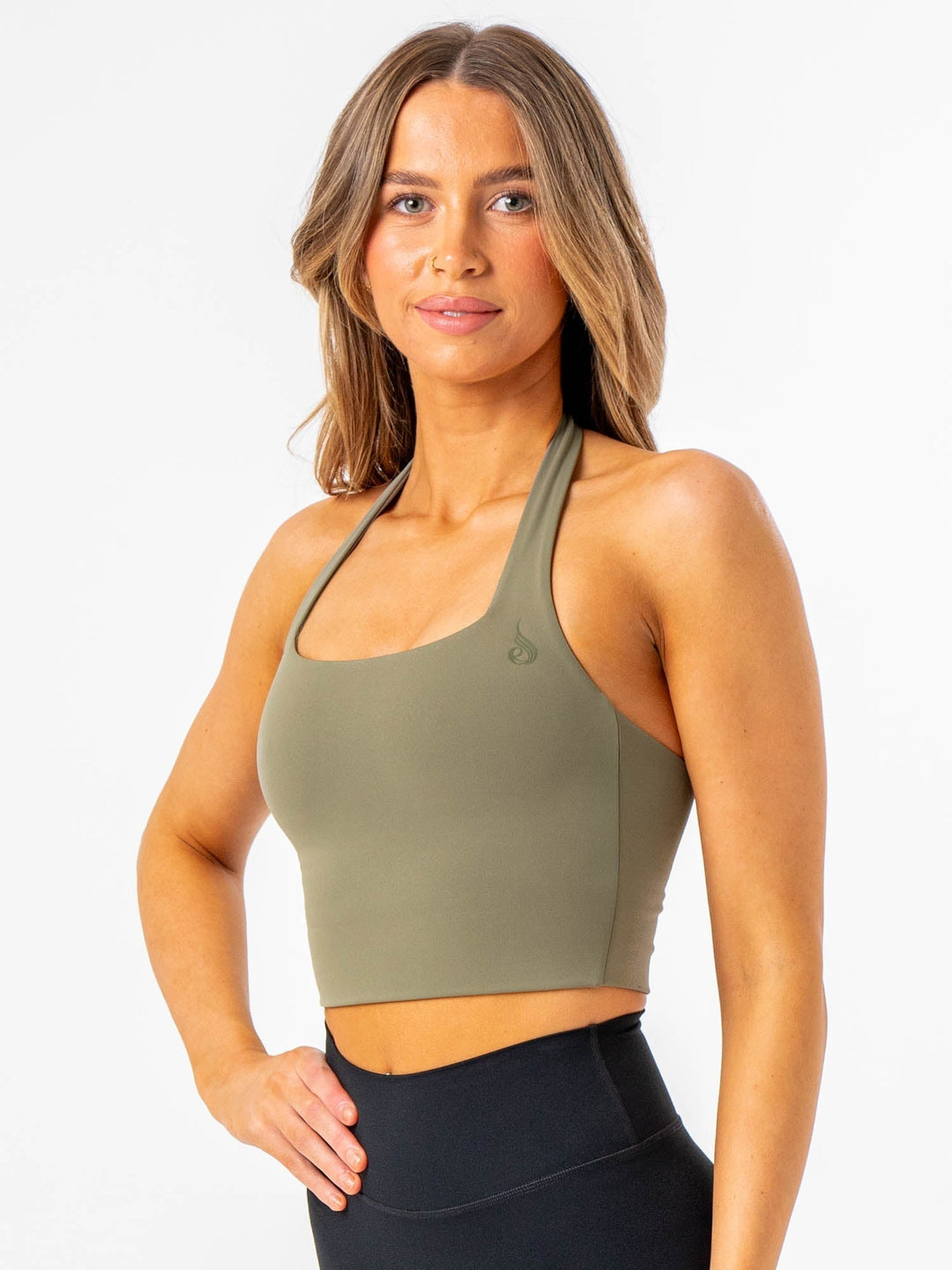 NKD Halter Tank - Desert Sage Clothing Ryderwear