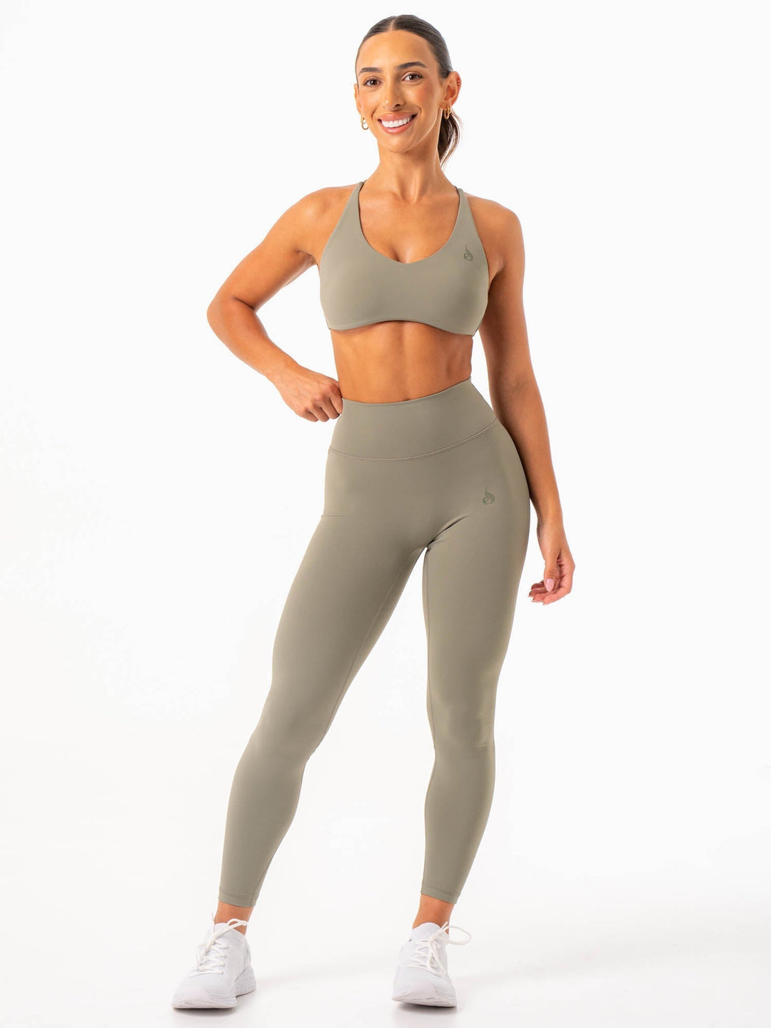 NKD High Waisted Scrunch Leggings - Desert Sage Clothing Ryderwear