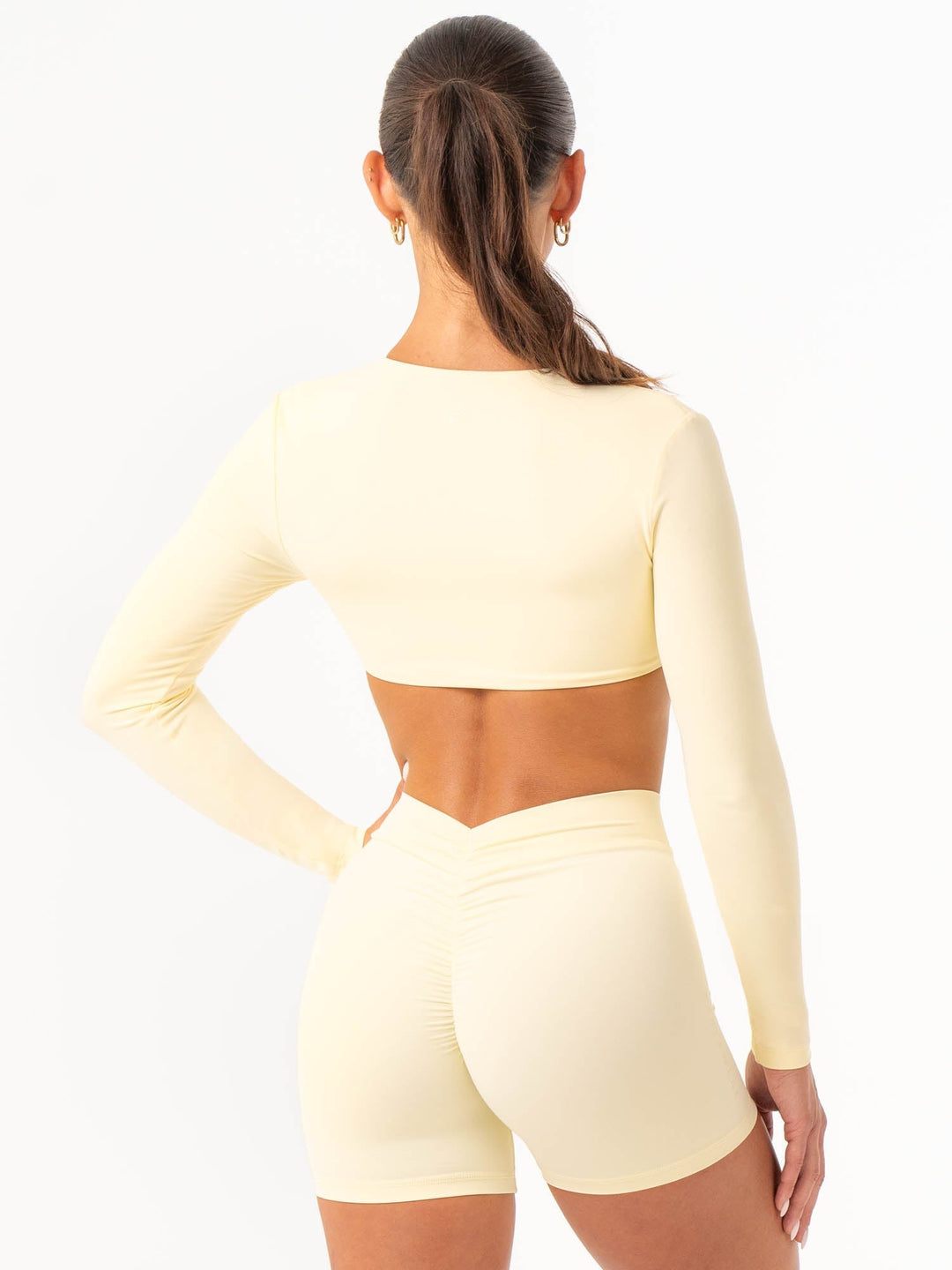 NKD Knot Long Sleeve Top - Lemon Drop Clothing Ryderwear