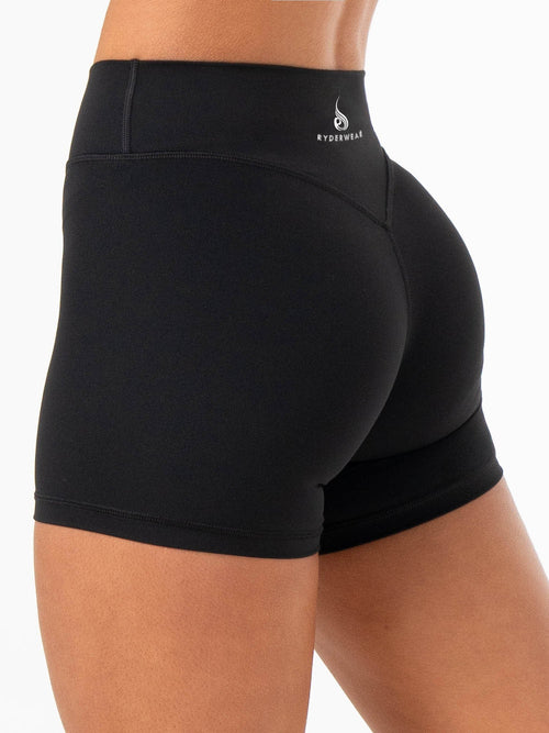 NKD Mid Rise Shorts Black