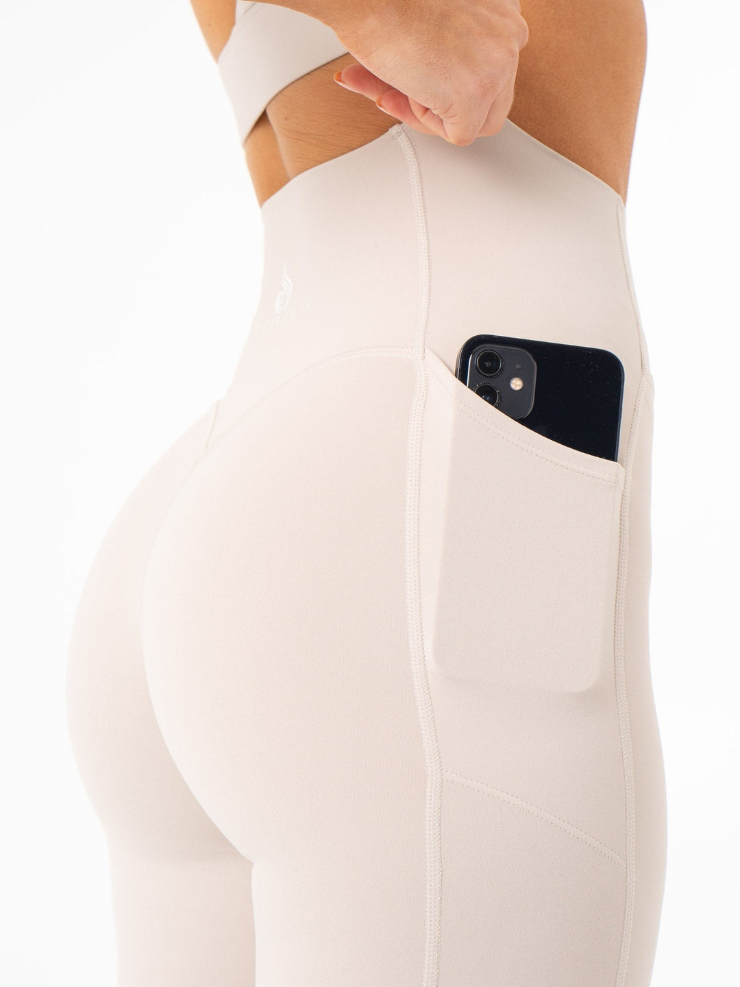NKD Pocket Leggings - Sand Clothing Ryderwear