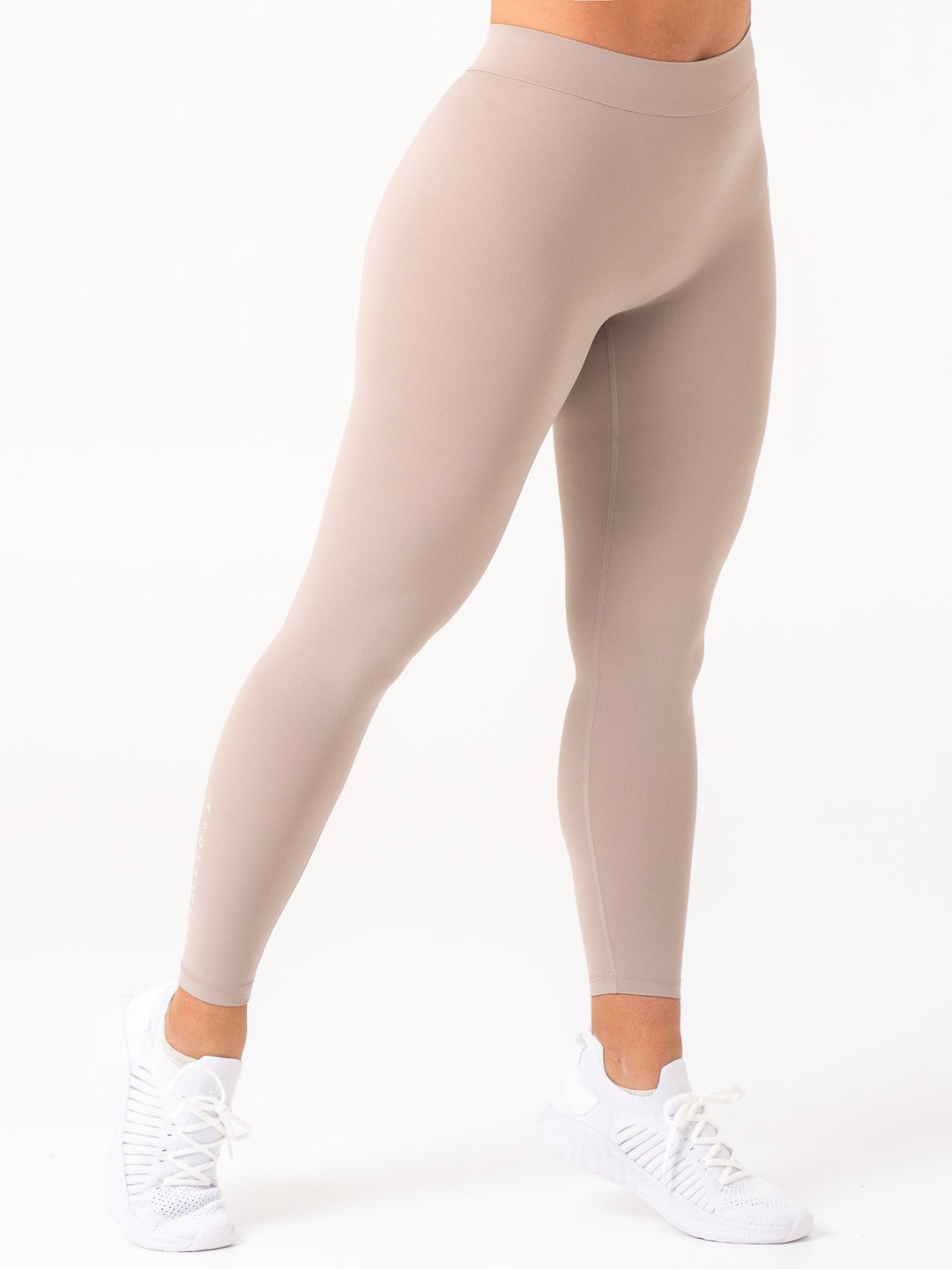 NKD V Scrunch Leggings - Taupe Clothing Ryderwear