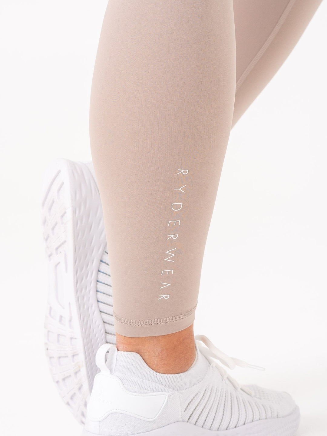 NKD V Scrunch Leggings - Taupe Clothing Ryderwear