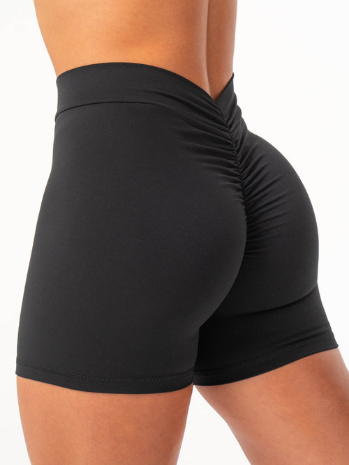 NKD V Scrunch Shorts Black