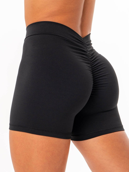 NKD V Scrunch Shorts Black