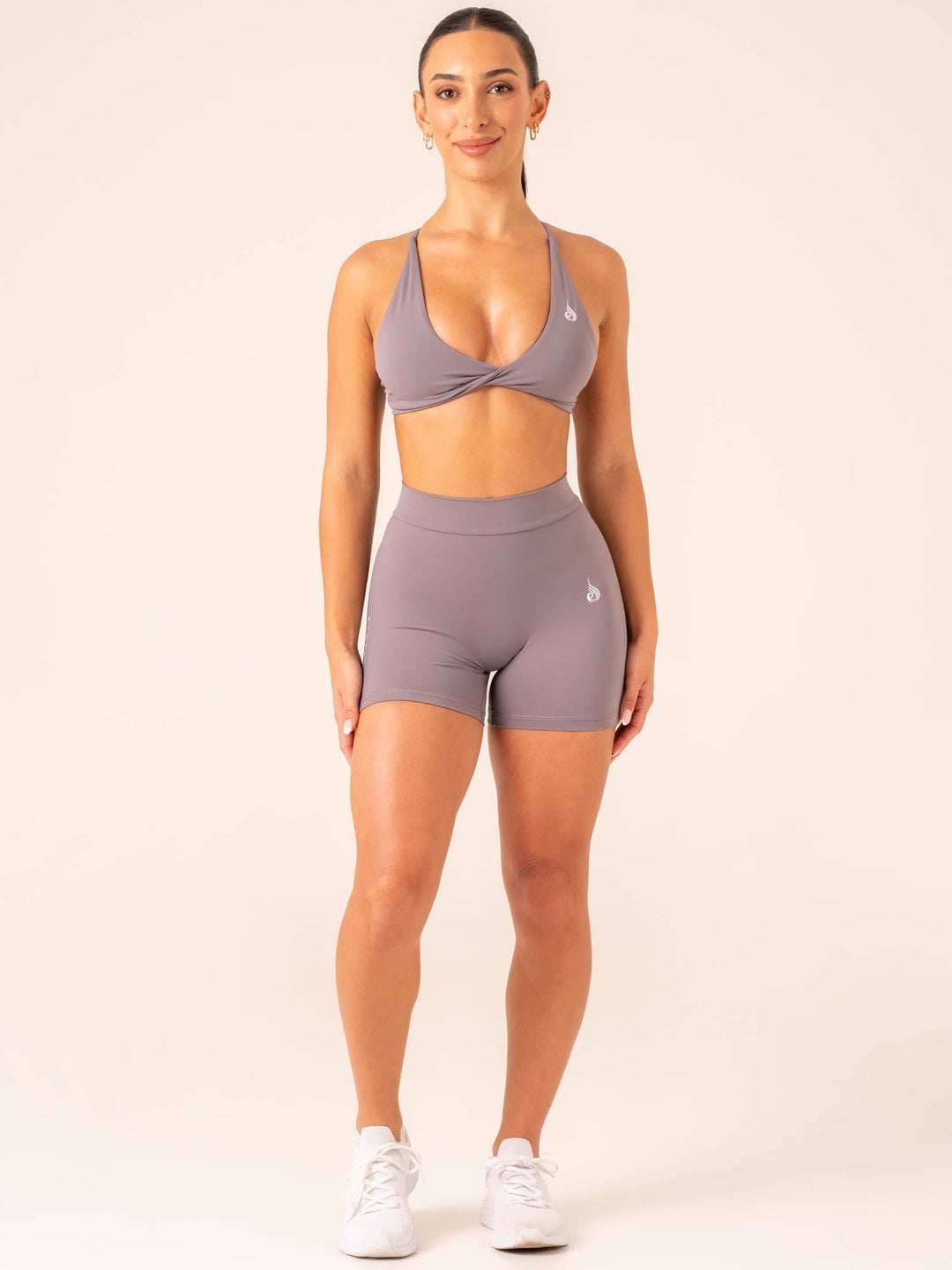 NKD V Scrunch Shorts - Charcoal Clothing Ryderwear