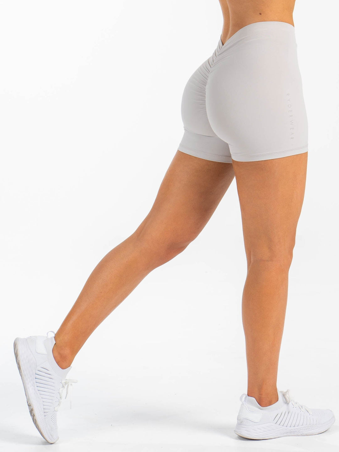 NKD V Scrunch Shorts - Sugar Dust Clothing Ryderwear