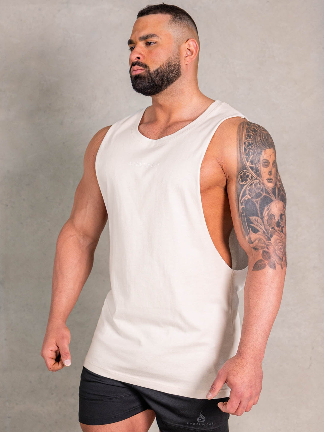 NRG Baller Tank - Oat Clothing Ryderwear