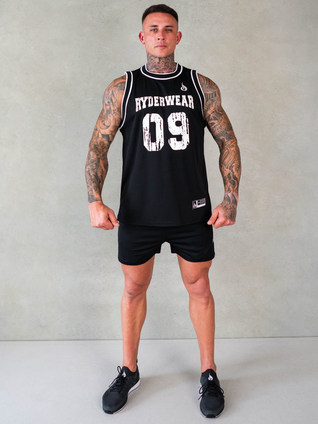 Octane Mesh Jersey - Black Clothing Ryderwear