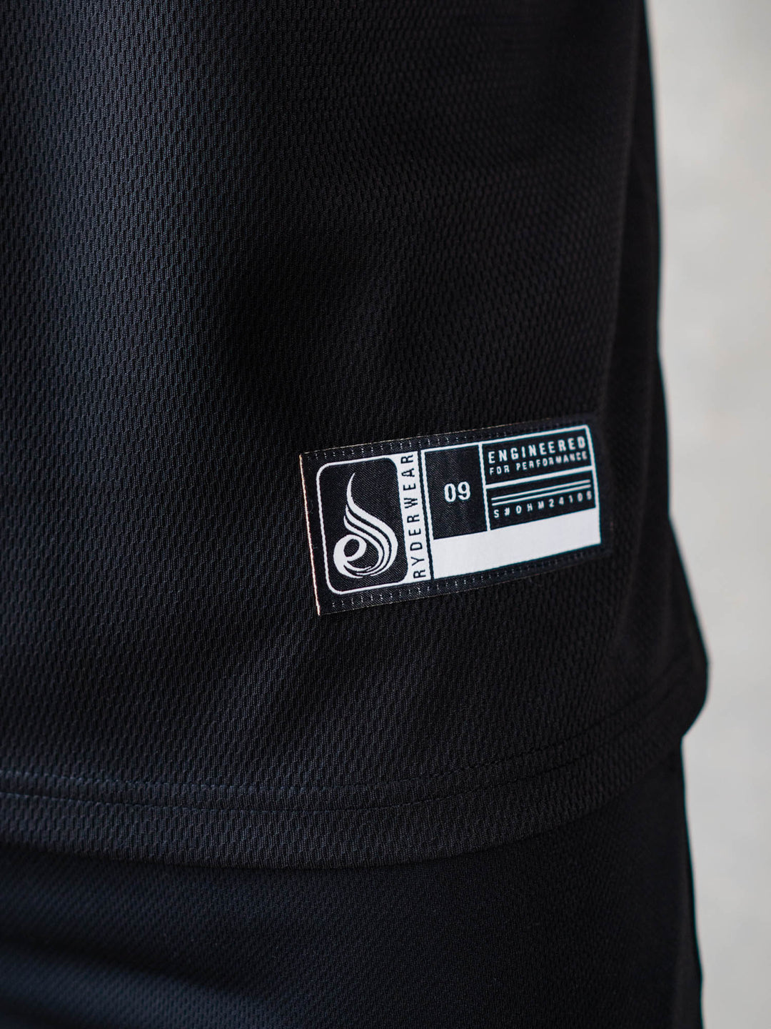 Octane Mesh Jersey - Black Clothing Ryderwear