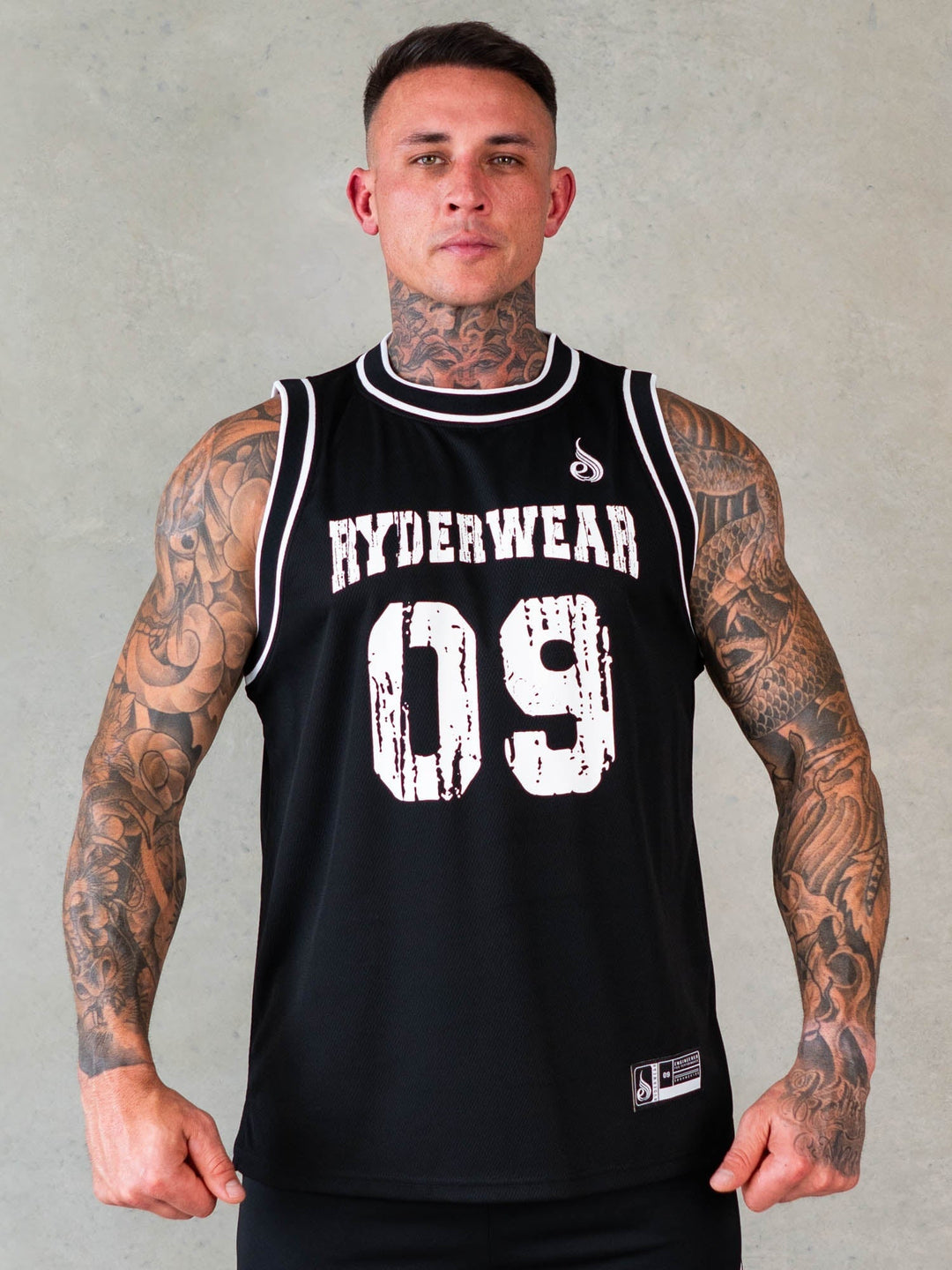 Octane Mesh Jersey - Black Clothing Ryderwear