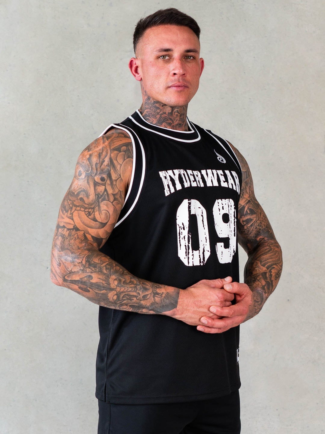 Octane Mesh Jersey - Black Clothing Ryderwear