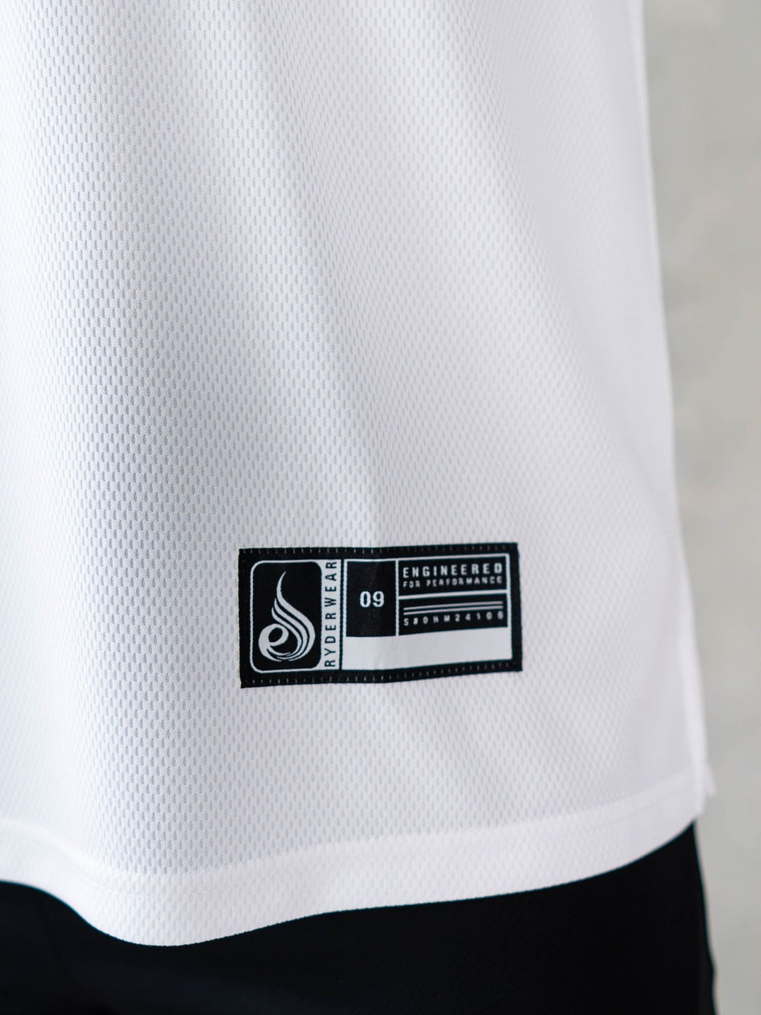 Octane Mesh Jersey - White Clothing Ryderwear