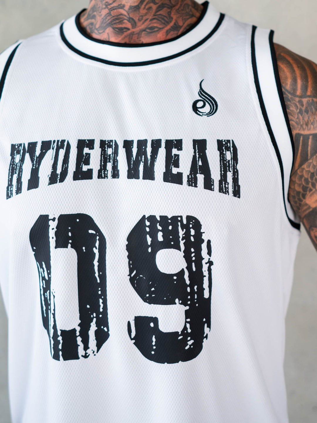 Octane Mesh Jersey - White Clothing Ryderwear