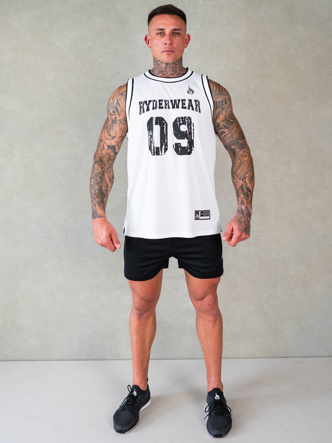 Octane Mesh Jersey - White Clothing Ryderwear