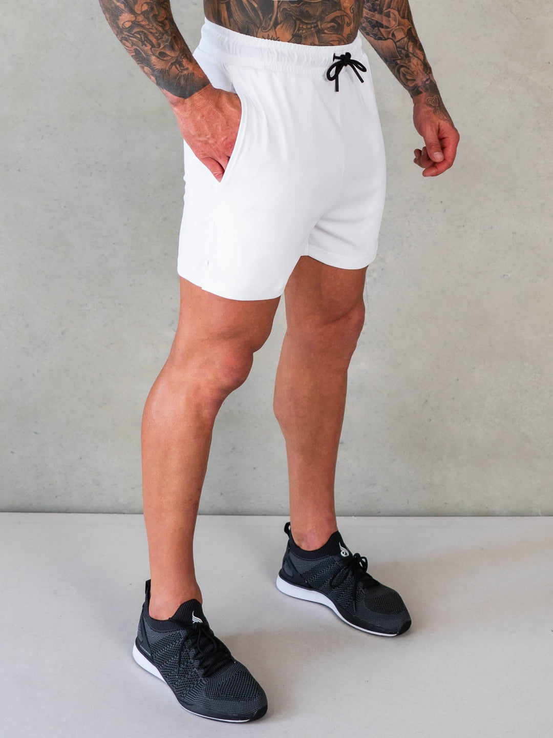 Octane Mesh Shorts - White Clothing Ryderwear