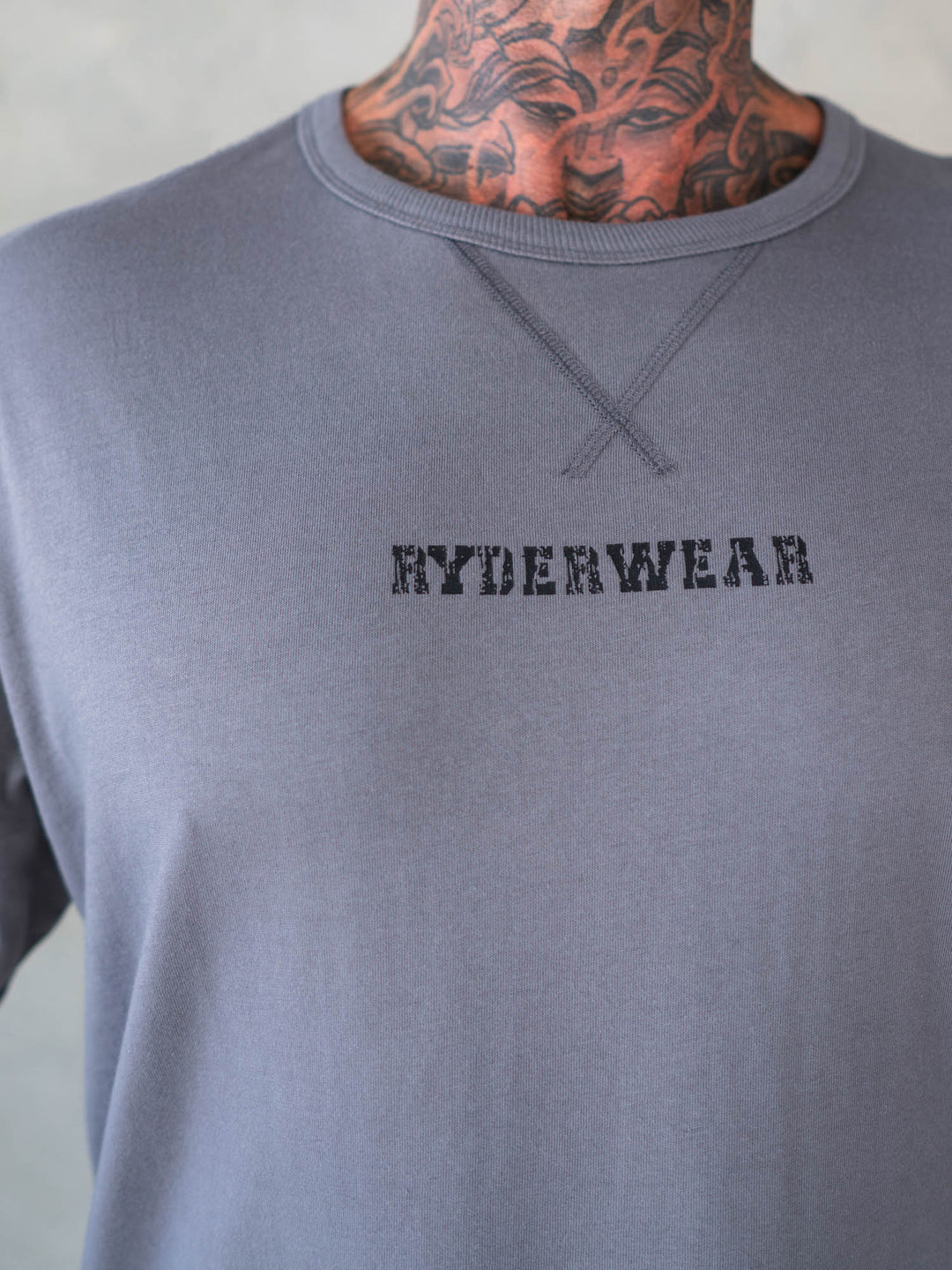 Octane T-Shirt - Steel Grey Clothing Ryderwear