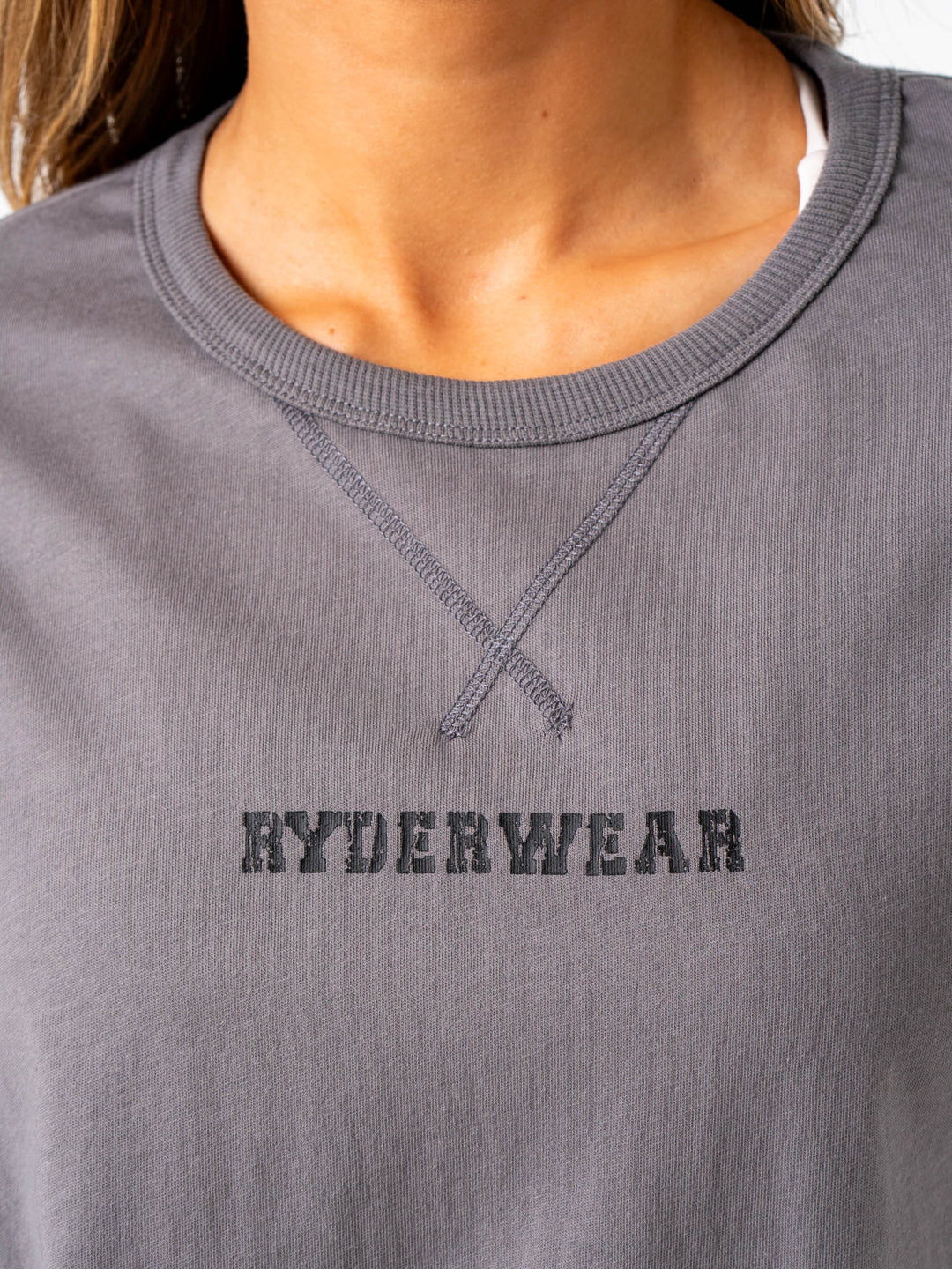 Octane T-Shirt - Steel Grey Clothing Ryderwear