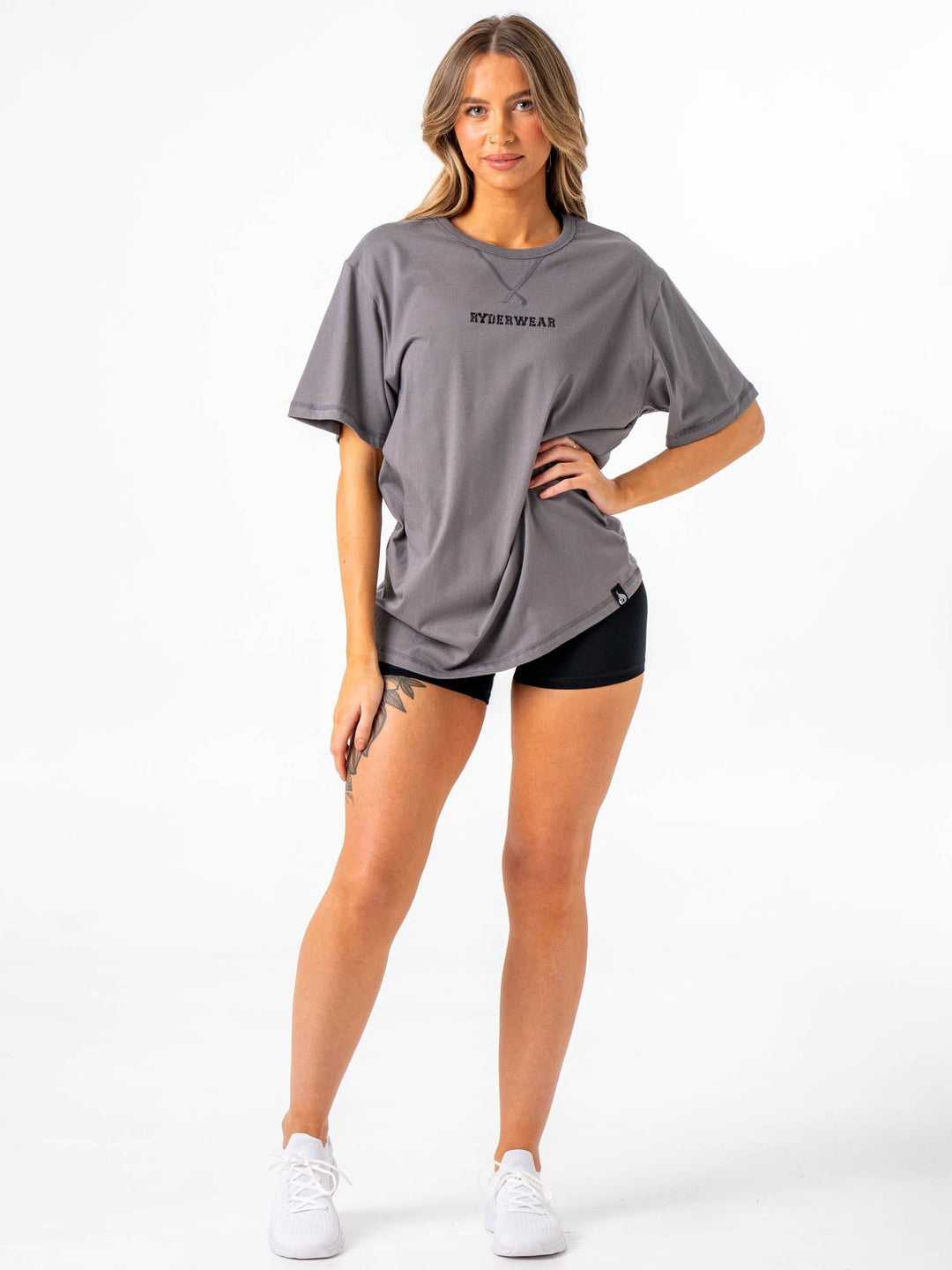 Octane T-Shirt - Steel Grey Clothing Ryderwear