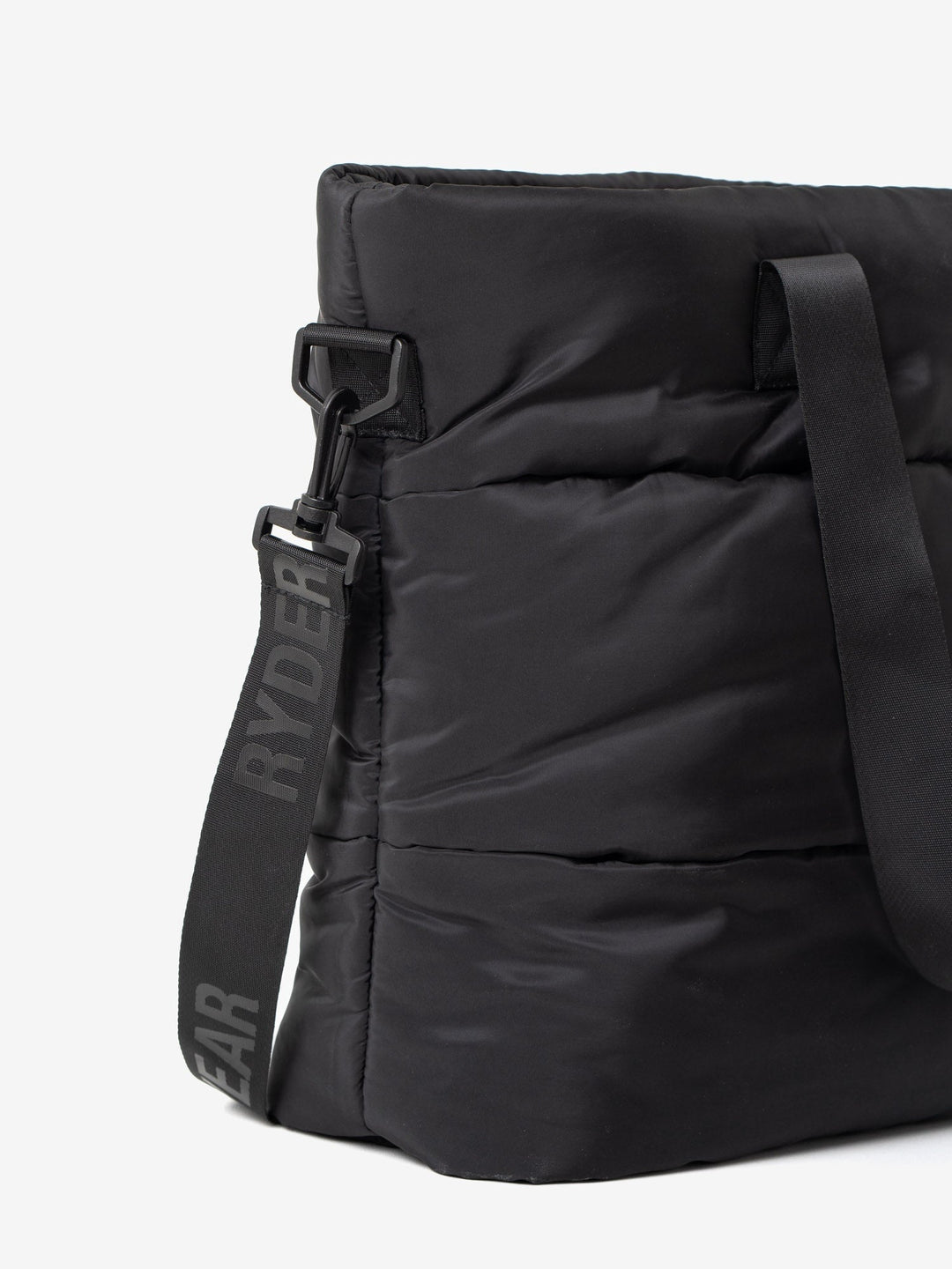 Puffer Tote Bag - Black Accessories Ryderwear