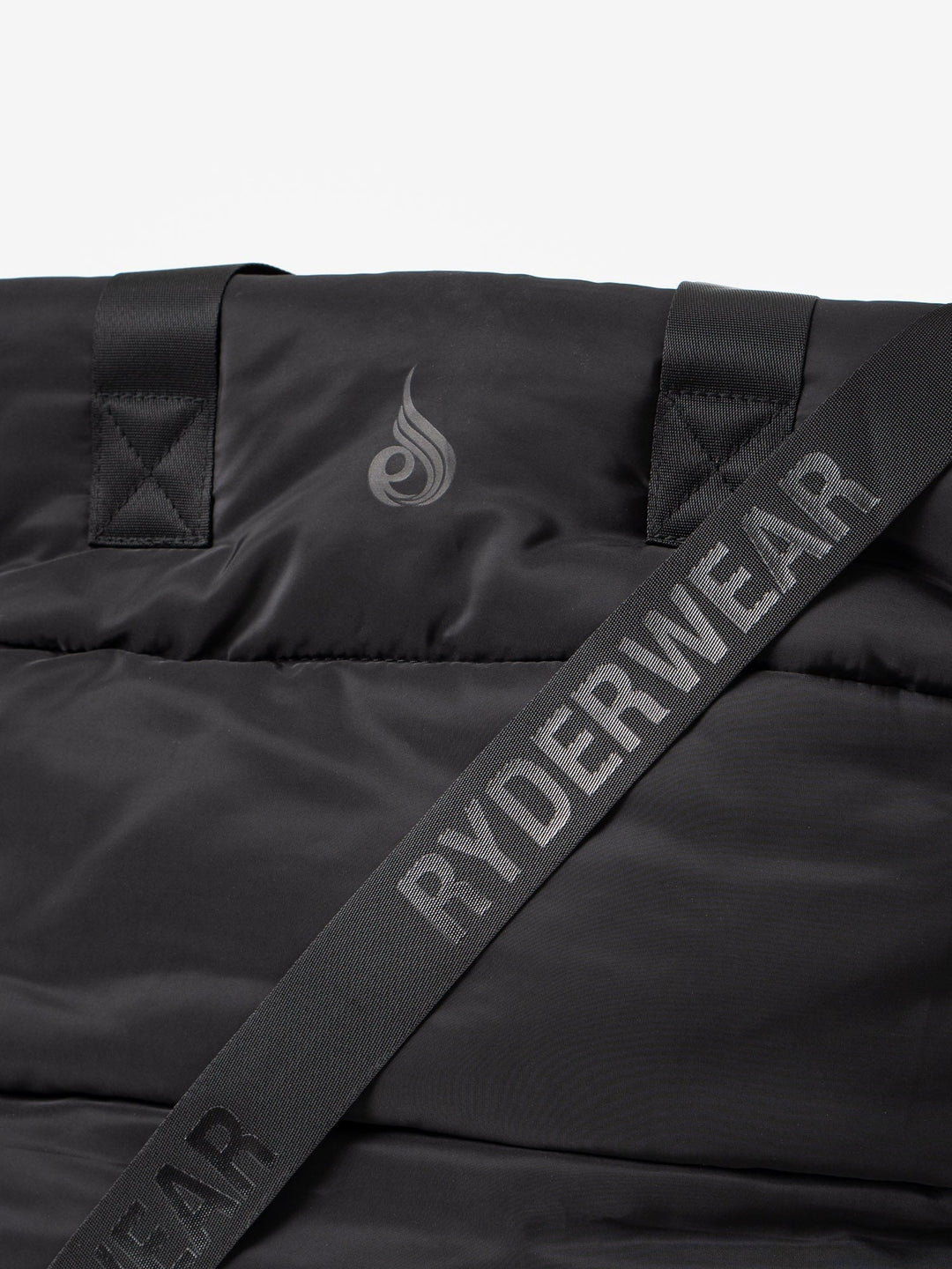 Puffer Tote Bag - Black Accessories Ryderwear