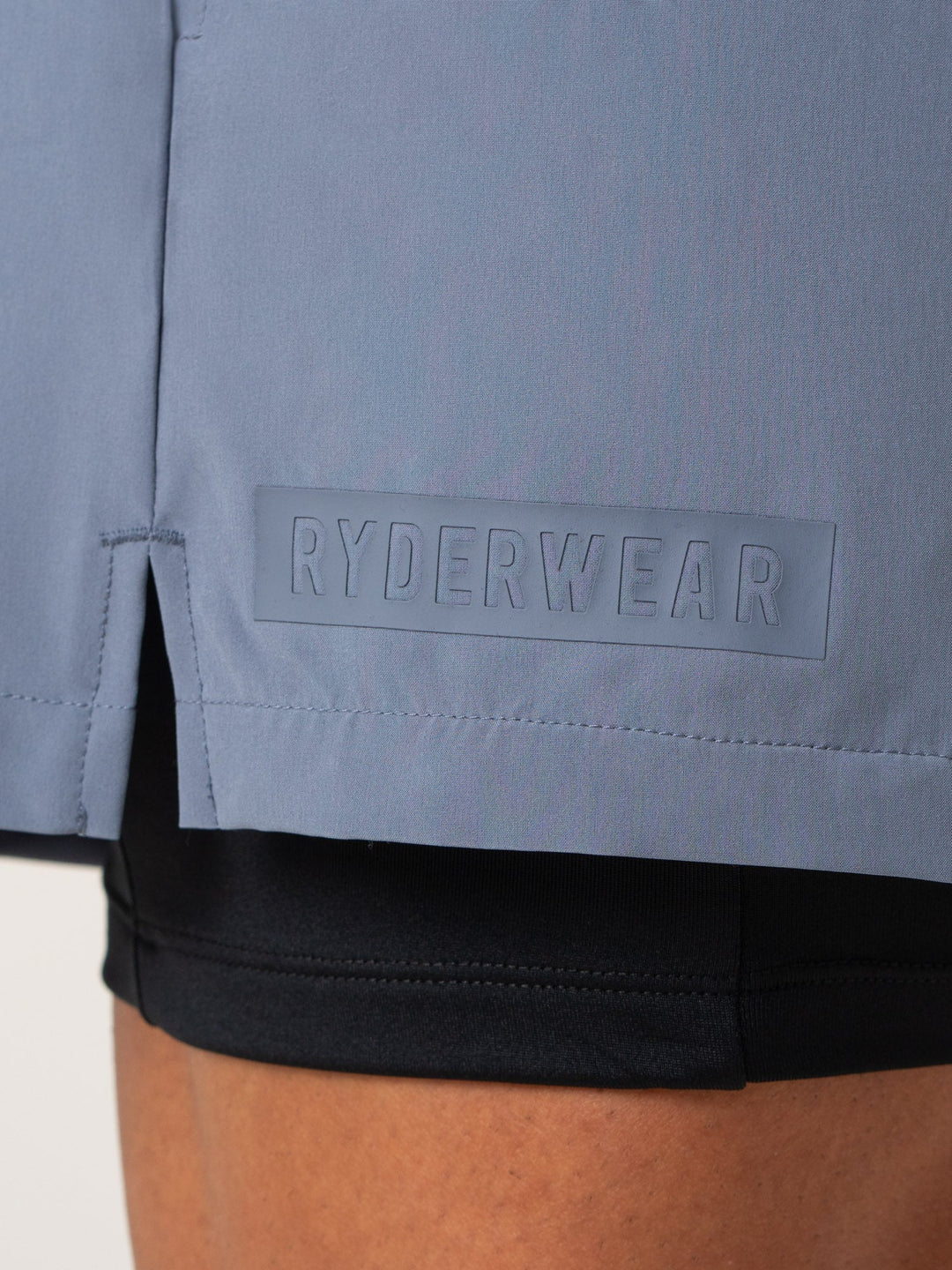 Pursuit 2 In 1 Training Shorts - Denim Blue Clothing Ryderwear