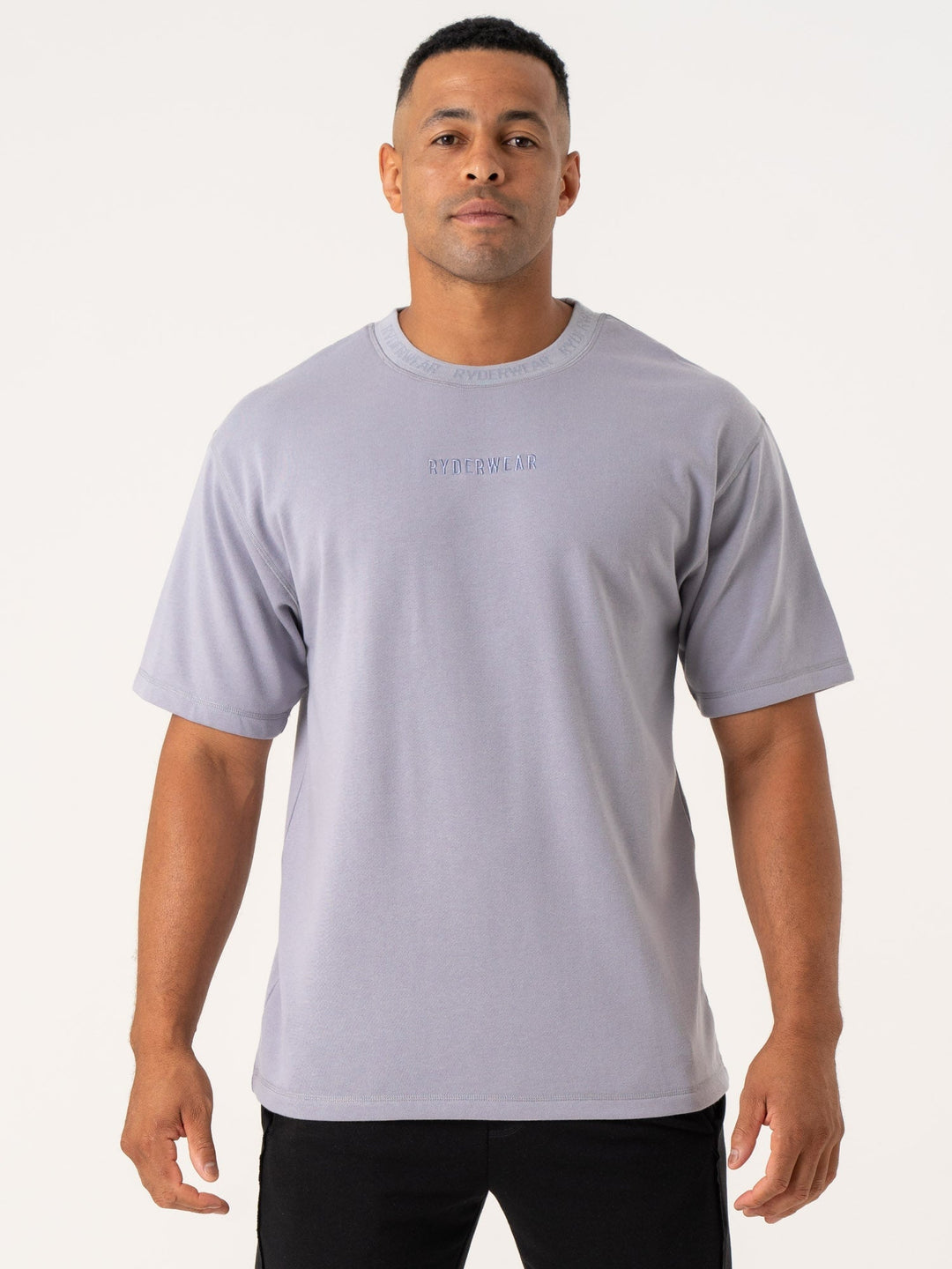 Pursuit Fleece T-Shirt - Lavender Clothing Ryderwear