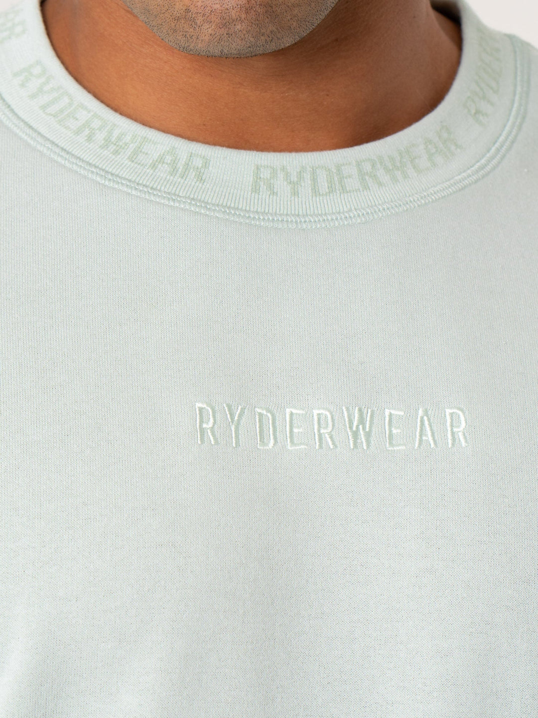 Pursuit Fleece T-Shirt - Spearmint Clothing Ryderwear