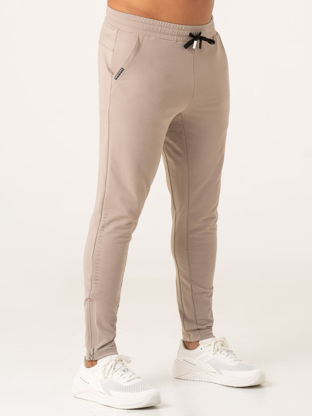 Pursuit Gym Track Pants - Taupe Clothing Ryderwear