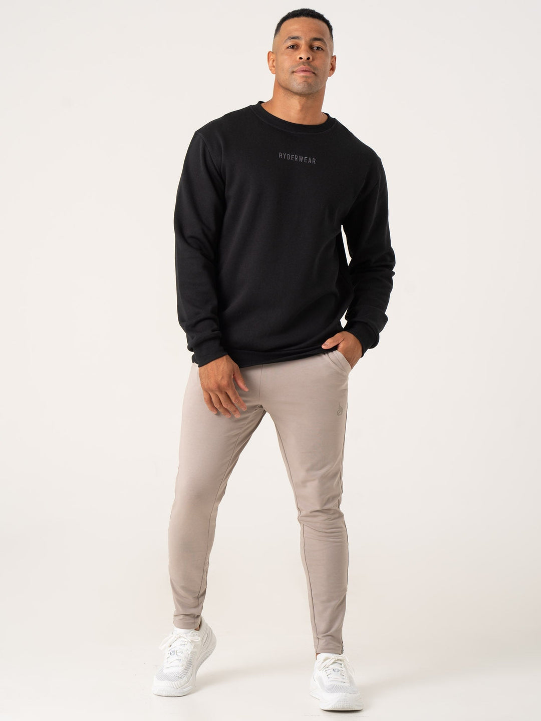 Pursuit Gym Track Pants - Taupe Clothing Ryderwear