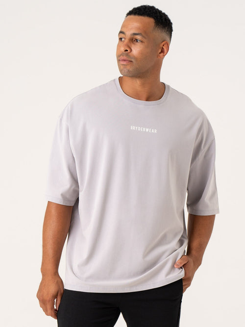 Pursuit Oversized T-Shirt Lavender Stonewash