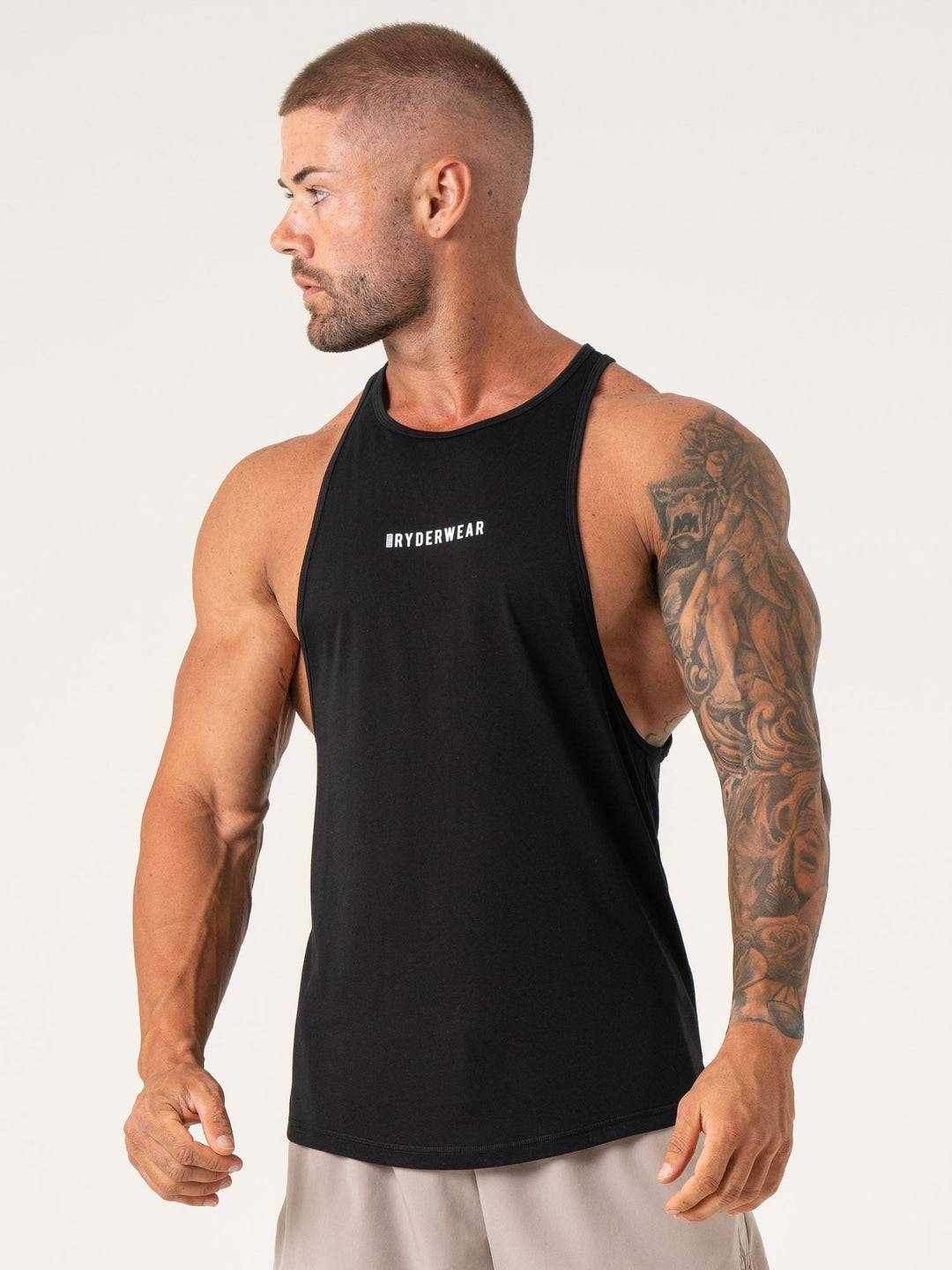 Pursuit Tank - Black Clothing Ryderwear