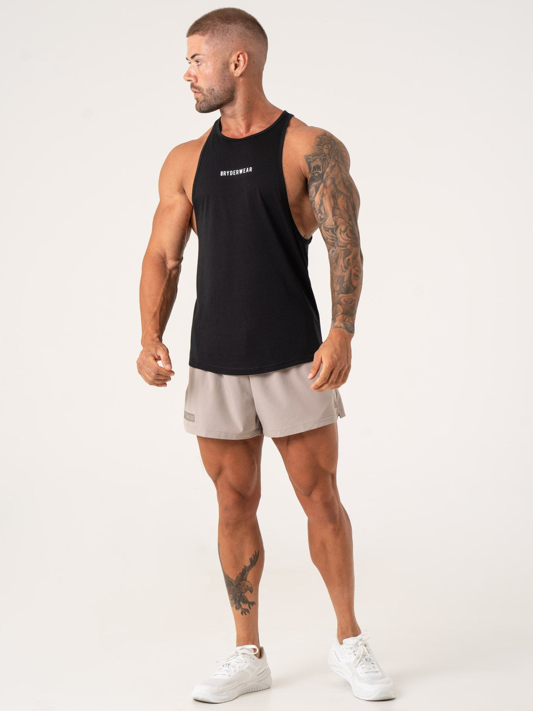 Pursuit Tank - Black Clothing Ryderwear