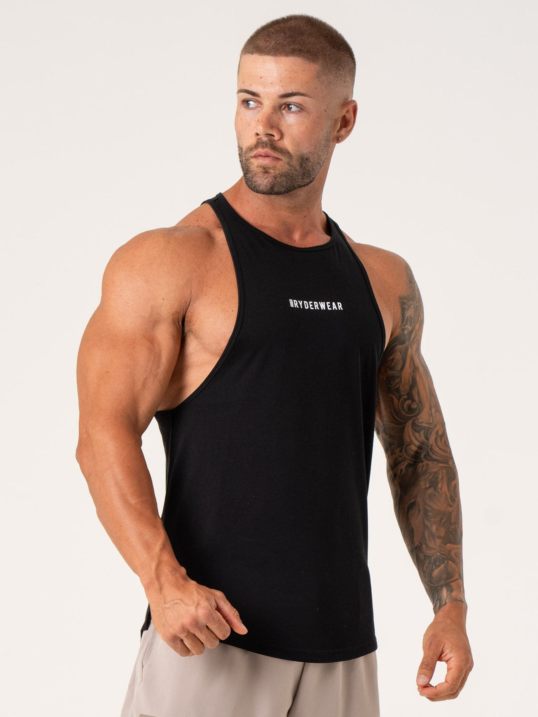 Pursuit Tank - Black Clothing Ryderwear