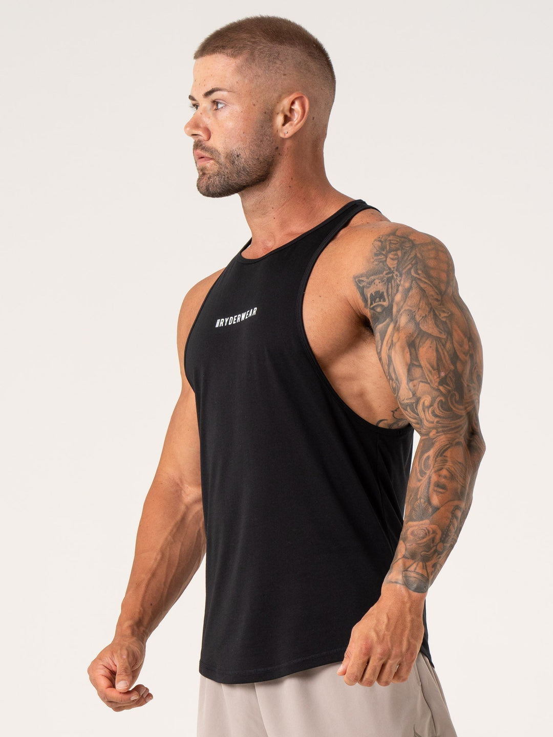 Pursuit Tank - Black Clothing Ryderwear
