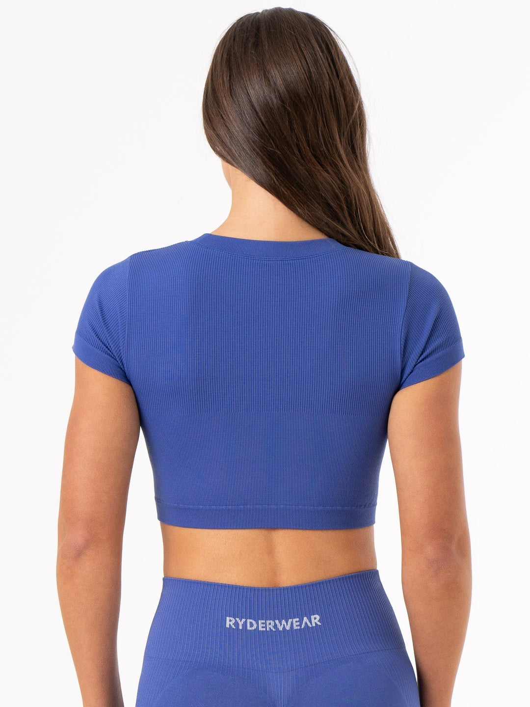 Rib Seamless T-Shirt - Cobalt Clothing Ryderwear