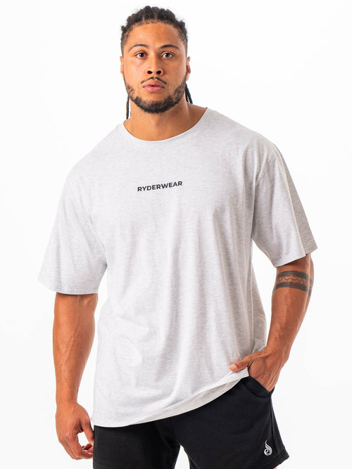 Ryderwear Oversized Tshirt Snow Marl