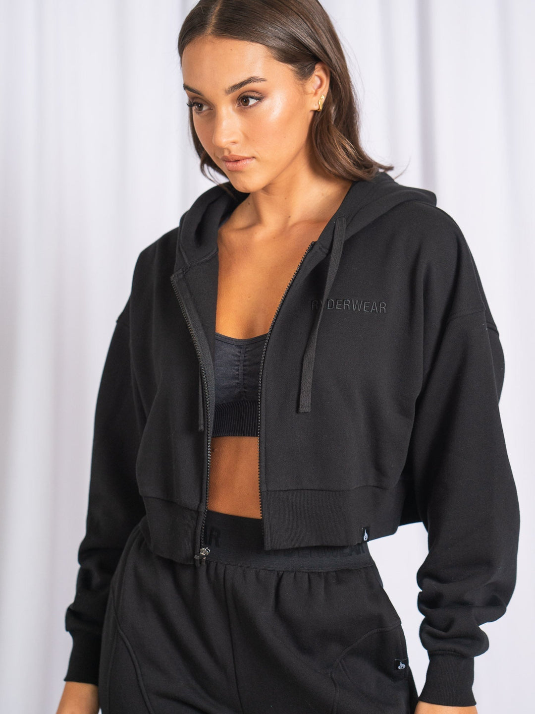 Ryderwear Track Jacket - Black Clothing Ryderwear