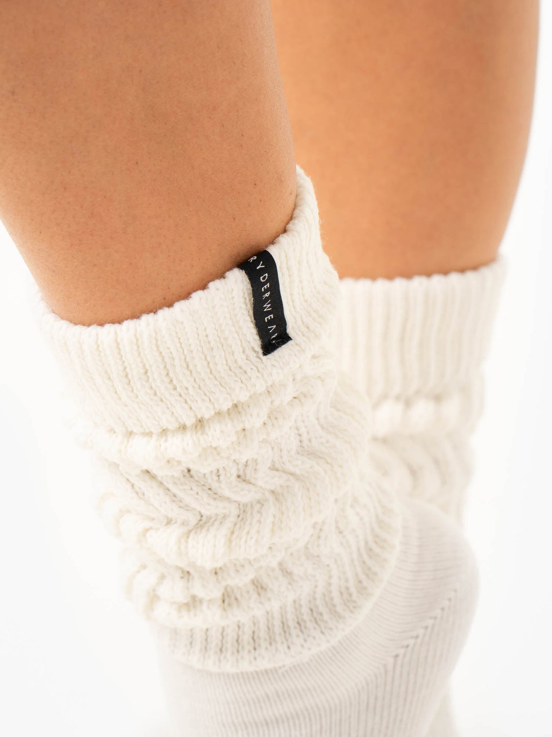 Scrunch Crew Socks - White Ryderwear Staging AU