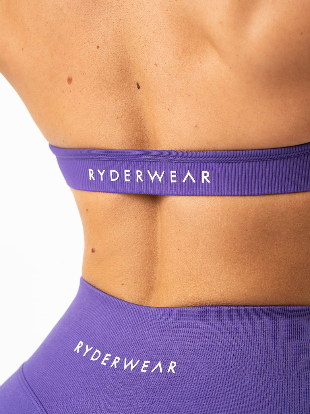 Sculpt Seamless Halter Bra - Violet Clothing Ryderwear