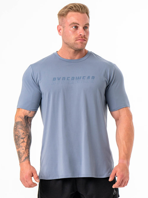 Soft Tech Regular T-Shirt Denim Blue