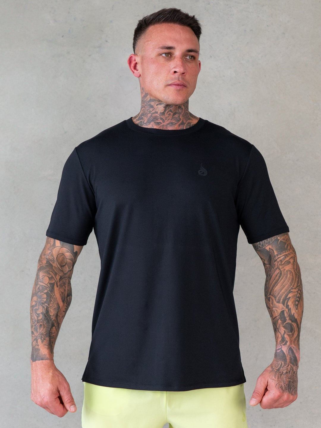 Soft Tech T-Shirt - Black Clothing Ryderwear