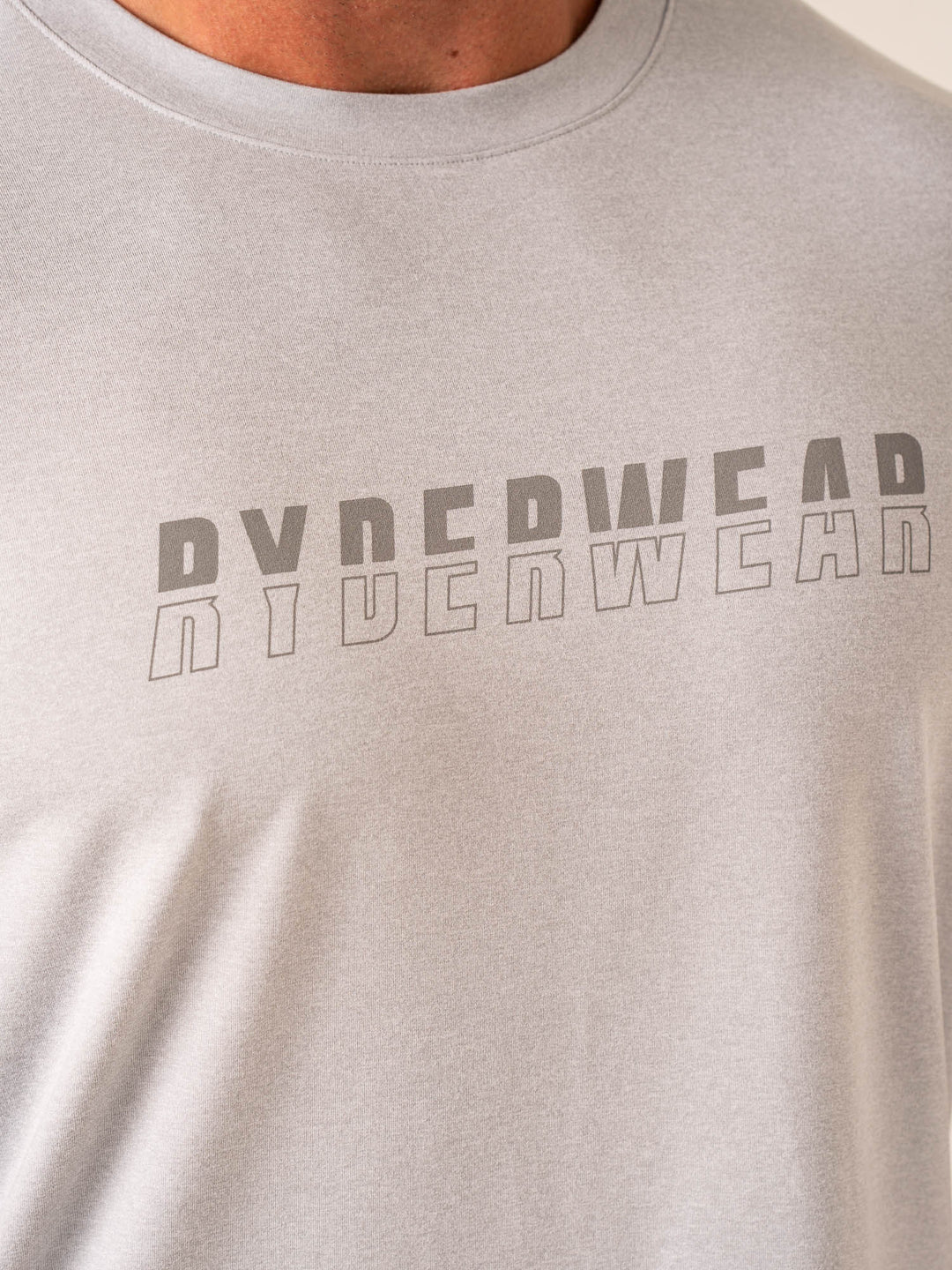 Soft Tech T-Shirt - Grey Marl Clothing Ryderwear