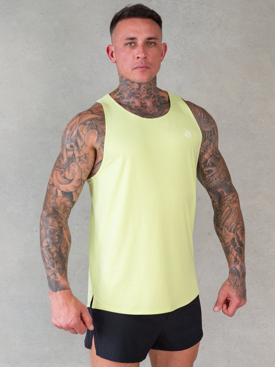 Soft Tech Tank - Lime Marl Clothing Ryderwear