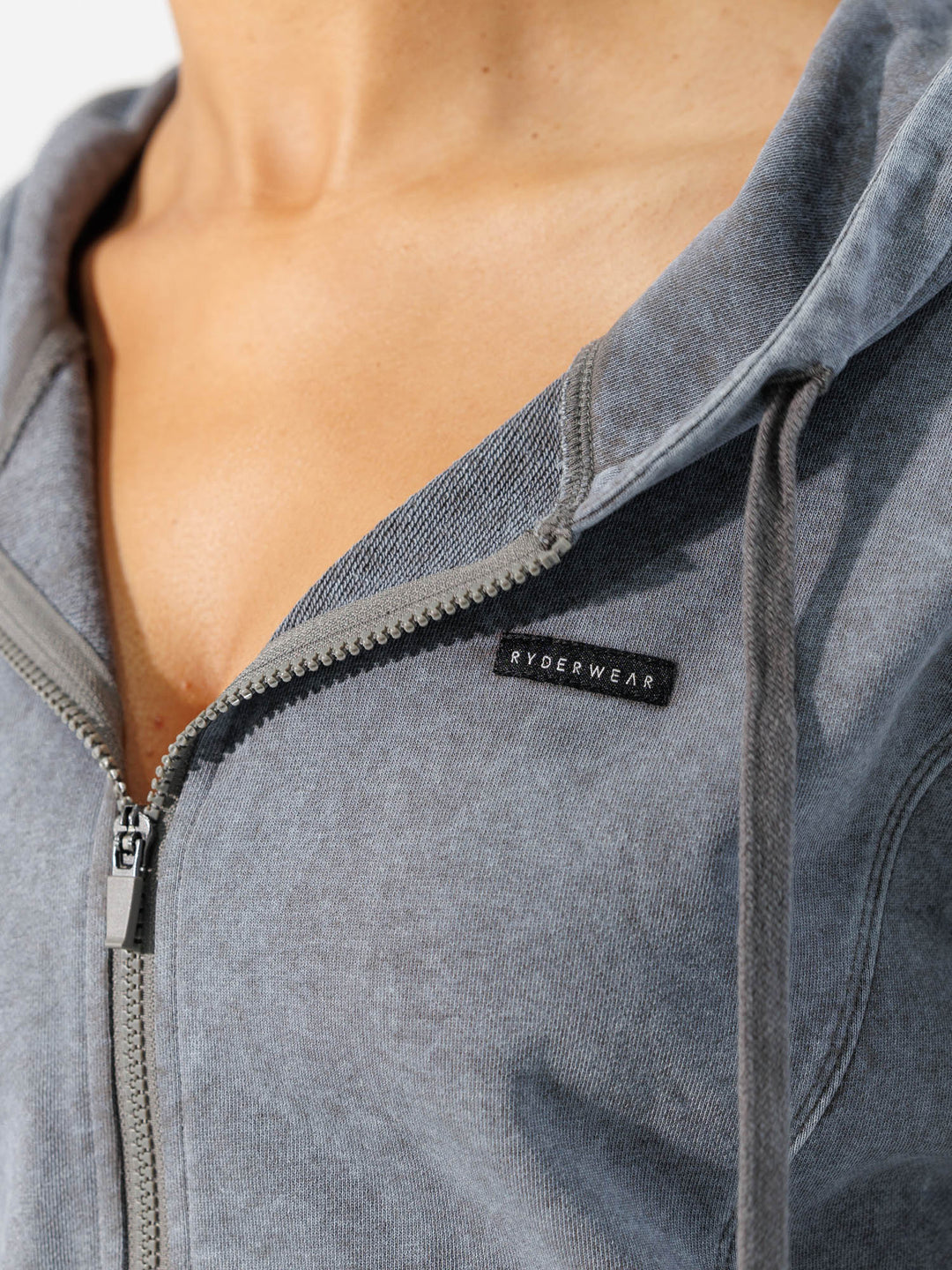 Stonewash Track Jacket - Charcoal Clothing Ryderwear