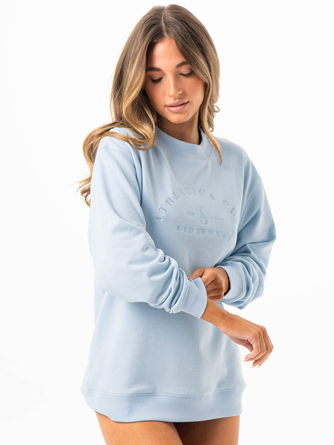 Tempo Sweater - Sky Blue Clothing Ryderwear