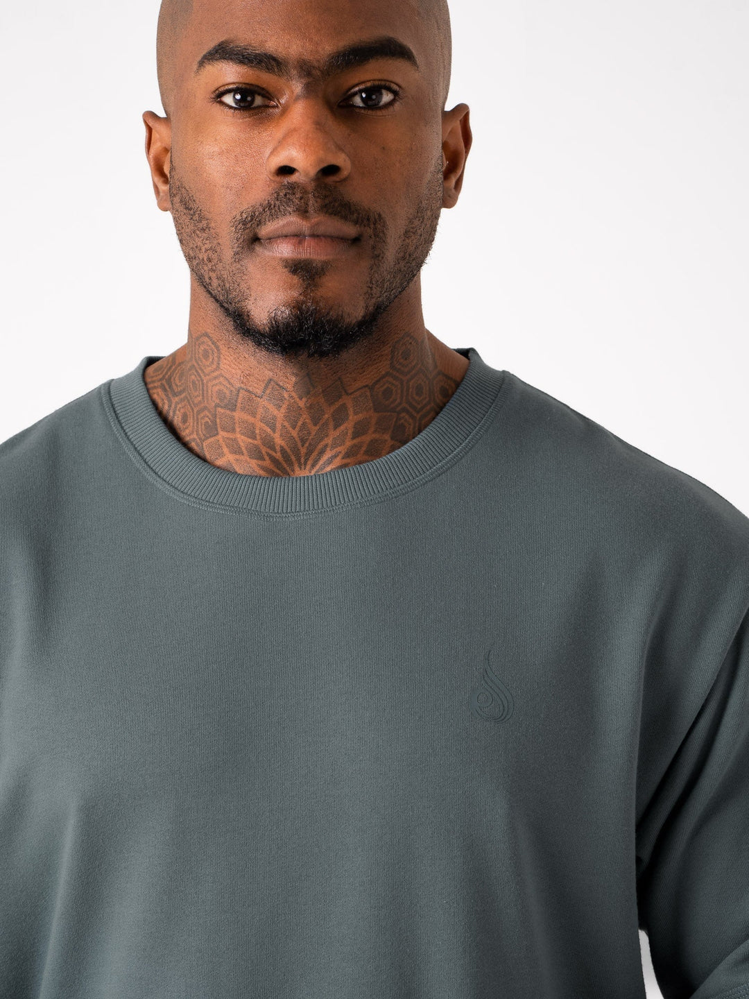 Throwback Fleece Oversized T-Shirt - Petrol Clothing Ryderwear