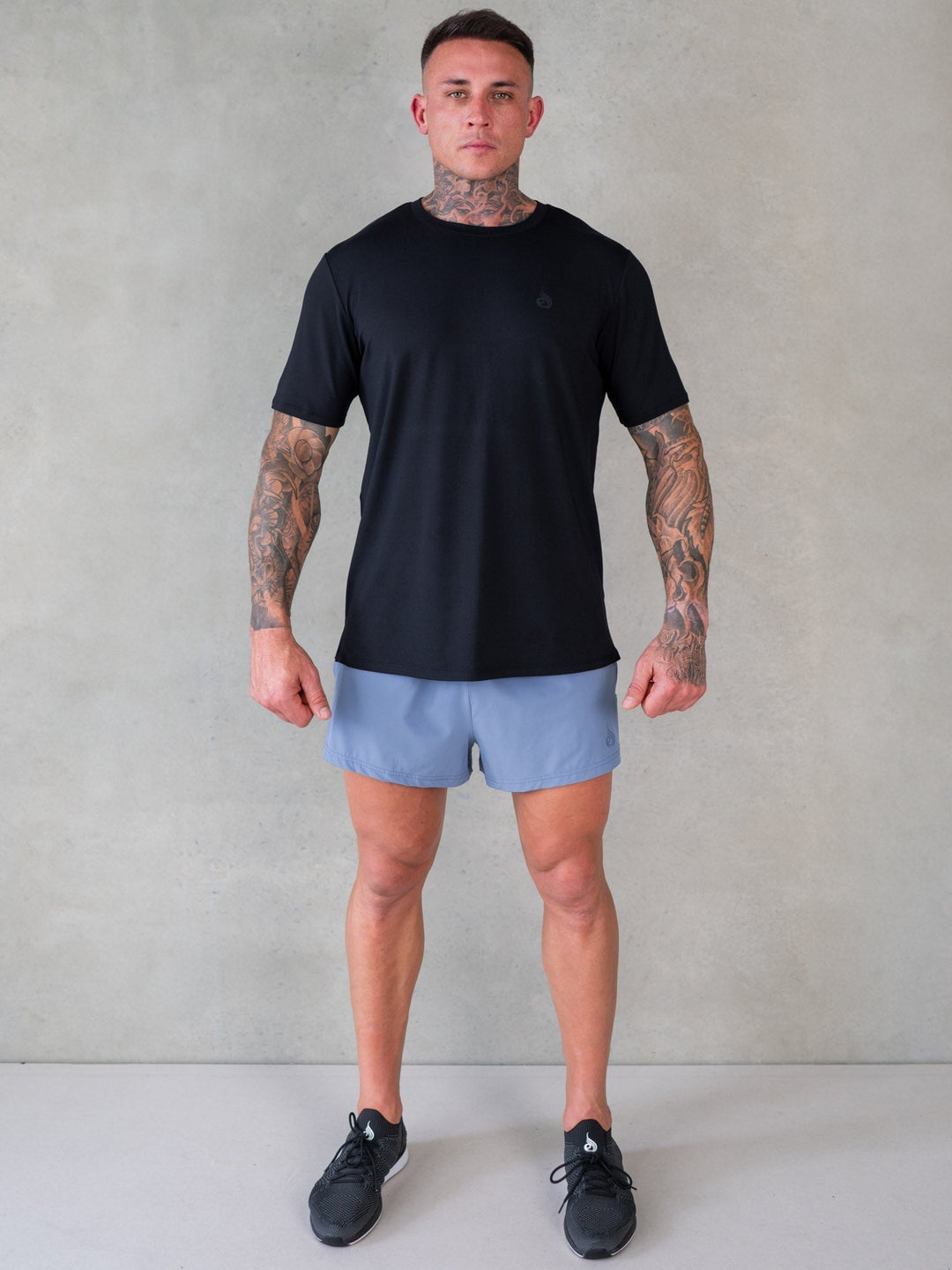 Training Shorts - Denim Blue Clothing Ryderwear