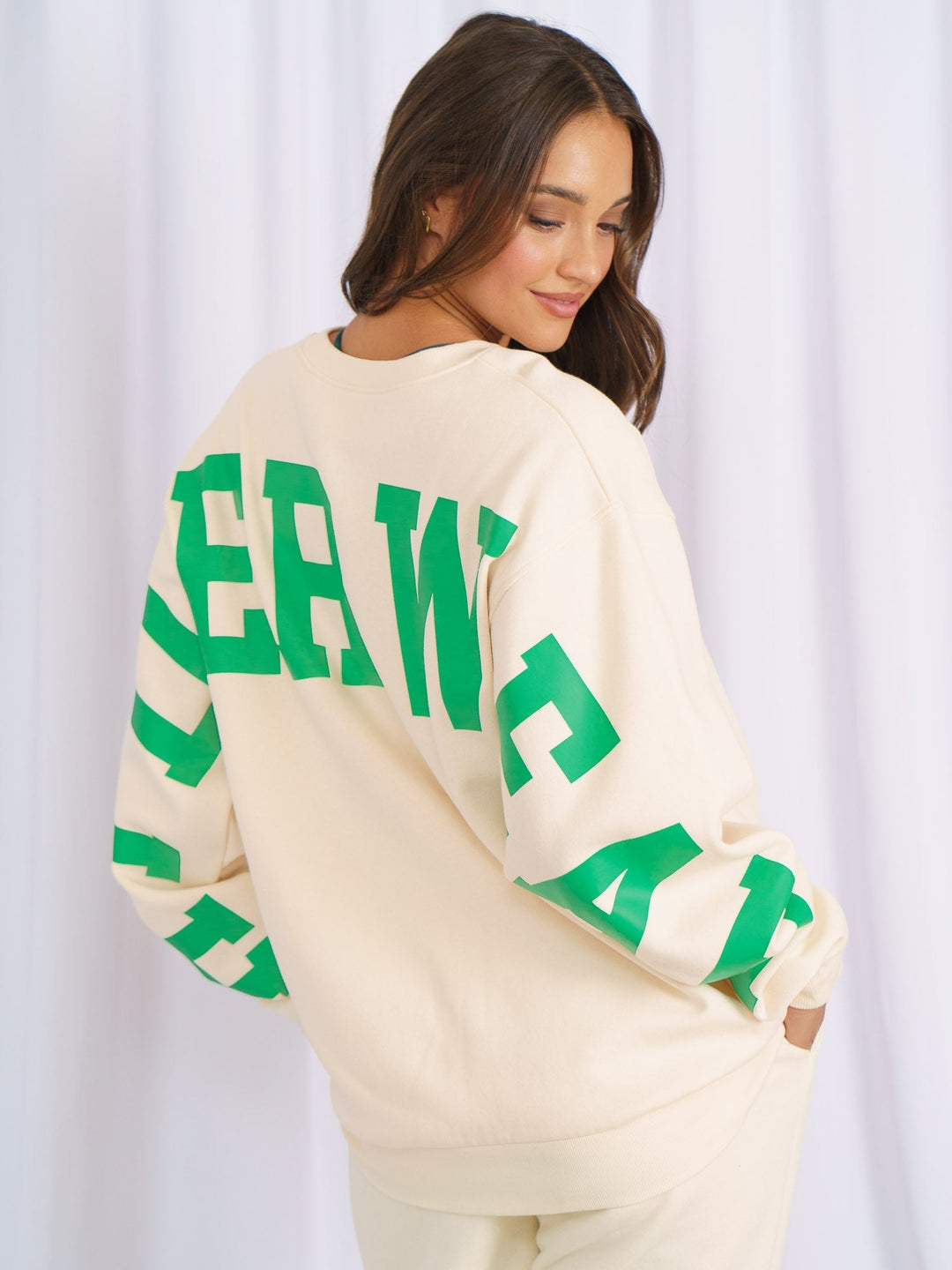 Unisex Collegiate Sweater - Vanilla Clothing Ryderwear