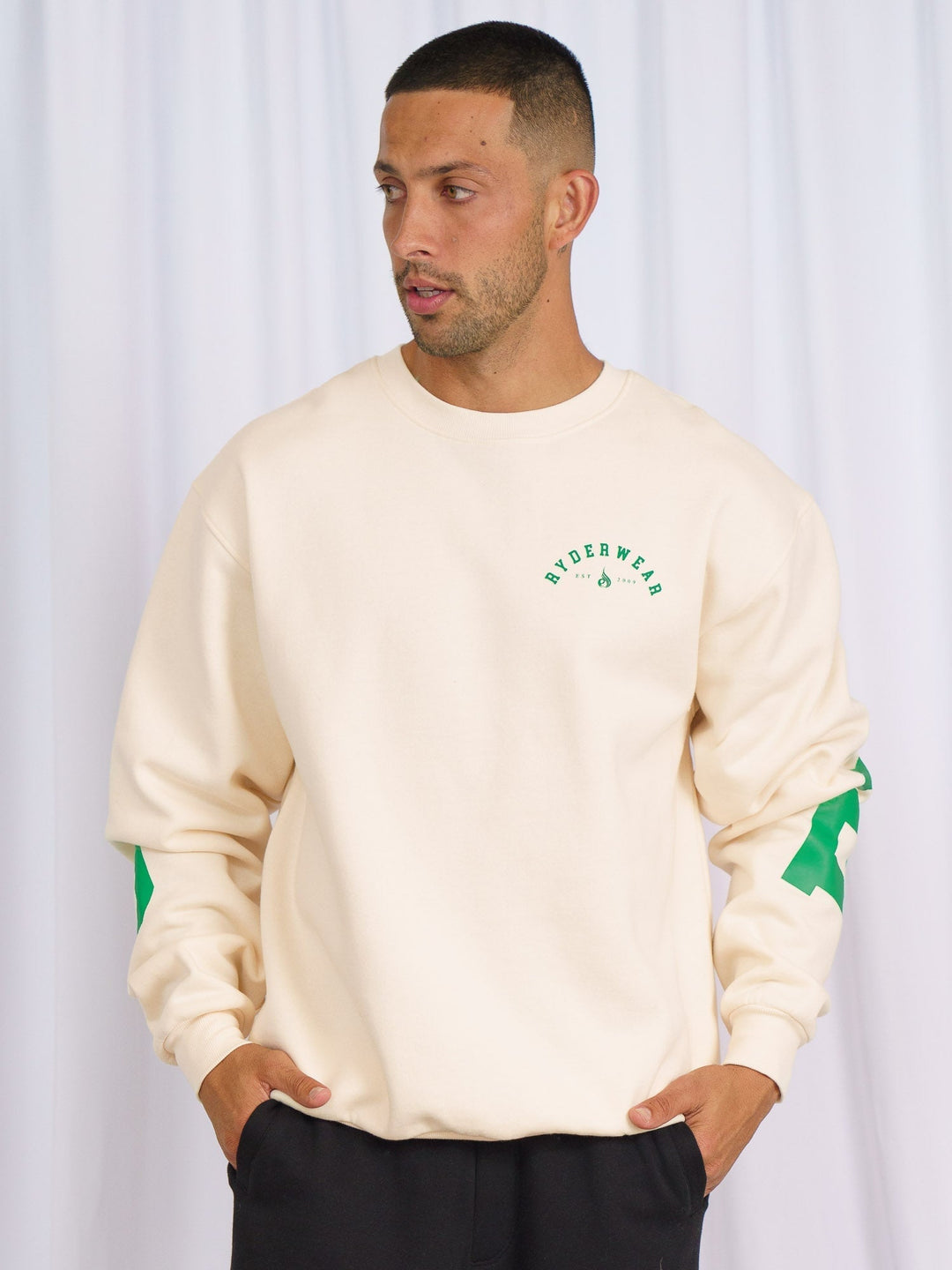 Unisex Collegiate Sweater - Vanilla Clothing Ryderwear